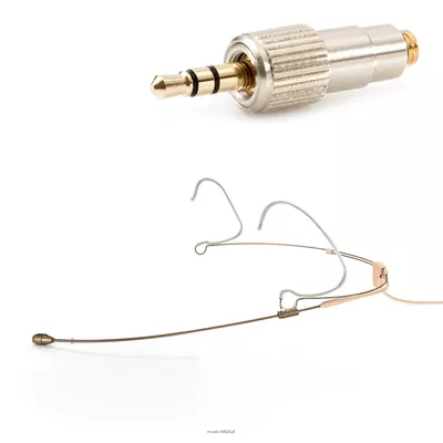 DPA 4466-OC-R-F34 - 4466 CORE Omni Headset Mic, Beige, Mini-Jack