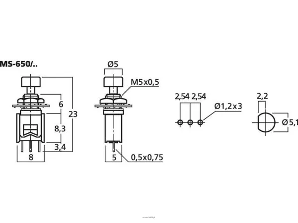Monacor MS-650/SW - 3