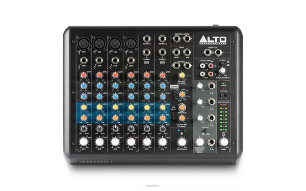 Alto Professional Truemix 800 -mikser audio przenośny mikser wyposażony w funkcjonalność Bluetooth i wbudowany stereofoniczny interfejs audio USB. - 2
