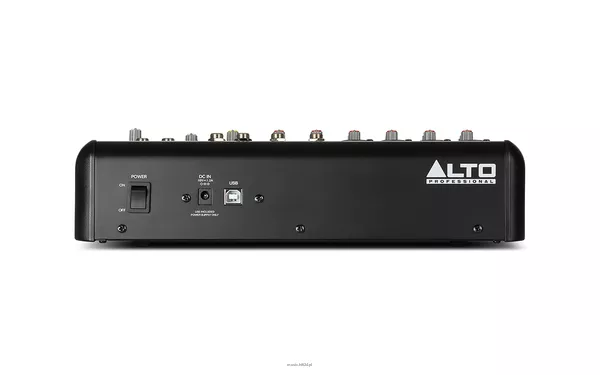 Alto Professional Truemix 800 -mikser audio przenośny mikser wyposażony w funkcjonalność Bluetooth i wbudowany stereofoniczny interfejs audio USB. - 3