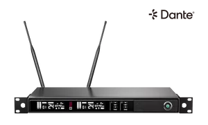 Relacart UR-290D to dwukanałowy odbiornik bezprzewodowy true diversity (518–582 MHz) z Dante, pasmem 64 MHz, MagicEQ, wyświetlaczem TFT i regulacją RF/SQ.