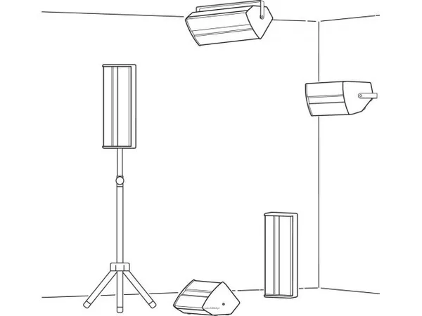 Monacor PAB-308/WS - 2