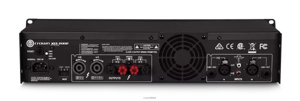 Crown XLS 2002 - Dwukanałowy wzmacniacz mocy, DSP  2x1050W/2Ω, 2x650W/4Ω, 2x375W/8Ω, 1300W/8Ω/mono, 2100W/4Ω/mono, klasa D, procesor DSP - 2