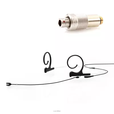 DPA 4166-OC-F-B03-LH - 4166 CORE Omni Flex Headset Mic, 110 mm Boom, Black, 3-pin LEMO