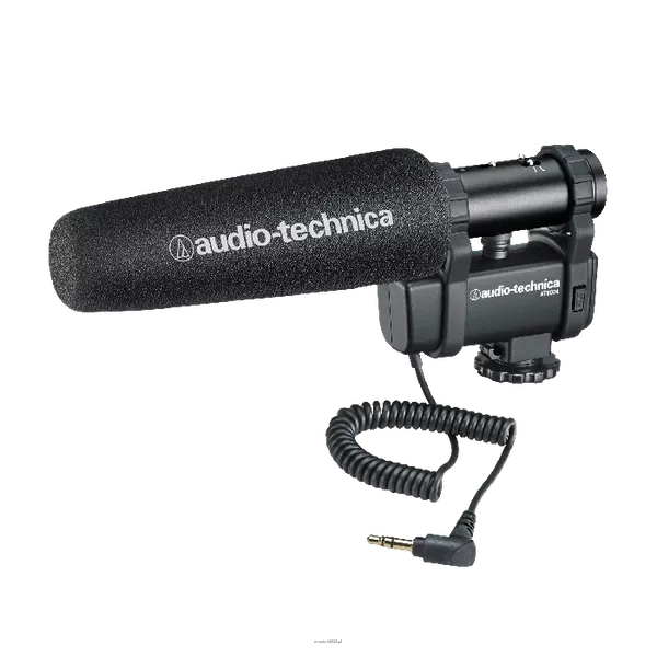 Audio-technica AT8024 - Mikrofon nakamerowy Mono/Stereo z osłoną przeciwwietrzną - 2