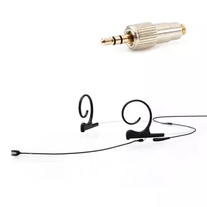 DPA 4166-OC-F-B34-LH - 4166 CORE Omni Flex Headset Mic, 110 mm Boom, Black, Mini-Jack