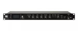 ITC T-60DTB Wzmacniacz miksujący 19", MP3 /FM/ Bluetooth. Klasa D. 60W, 4Ω, 100V