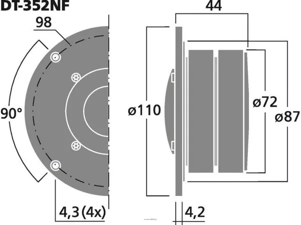 Monacor DT-352NF - 2