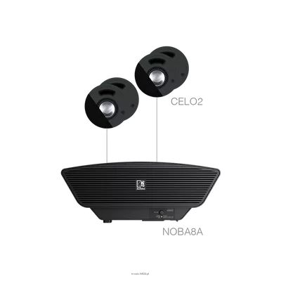 Audac SONA4.5  4x CELO2 + NOBA8A Zestaw nagłośnienia sufitowego  do 50 m2
