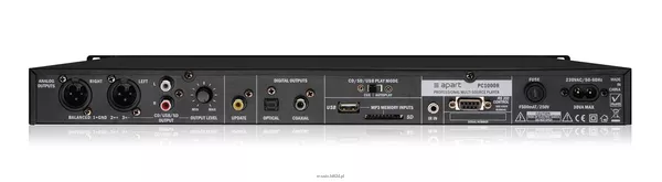 Biamp PC1000RMKII Uniwersalny odtwarzacz, DVDaudio/CD/MP3 , napęd CD/DVD audio, czytnik kart SD i złącze USB - 14