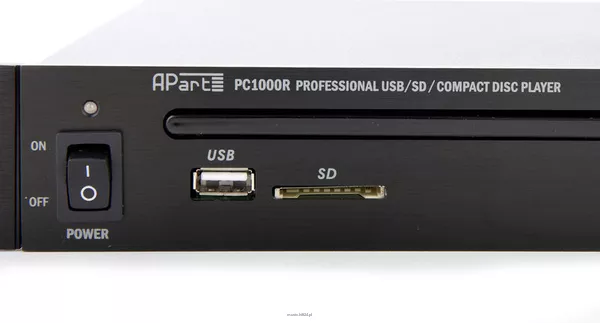 Biamp PC1000RMKII Uniwersalny odtwarzacz, DVDaudio/CD/MP3 , napęd CD/DVD audio, czytnik kart SD i złącze USB - 7