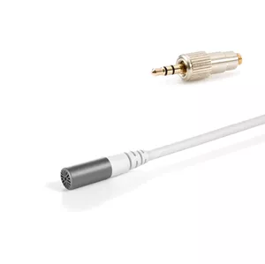 DPA 6060-OC-U-W34 - 6060 CORE Omni Submini Mic, Normal SPL, White, Mini-Jack