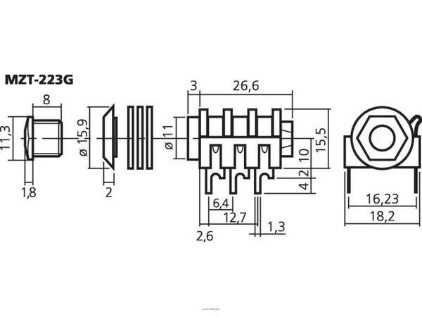 Monacor MZT-223G - 2
