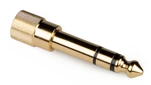 PRZEJŚCIÓWKA ADAPTER MINI JACK 3,5mm -JACK 6,3mm Z GWINTEM