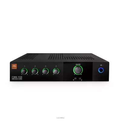 JBL CSMA 1120 - Jednokanałowy wzmacniacz miksujący, 4 x wejście, 70V/100V