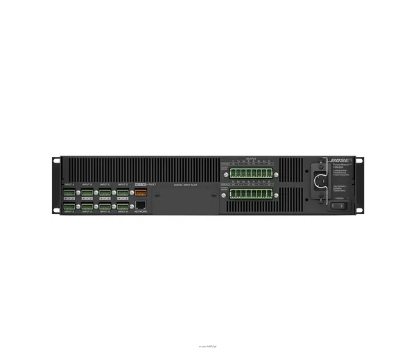 Bose PowerMatch PM8500N – profesjonalny wzmacniacz instalacyjny 8 × 500 W z DSP i siecią Ethernet - 2