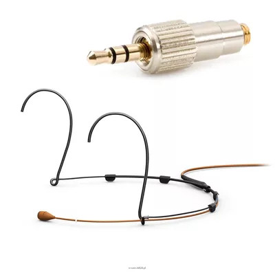 DPA 4066-OC-A-C34-LH - 4066 CORE Omni Headset Mic, Brown, Mini-Jack