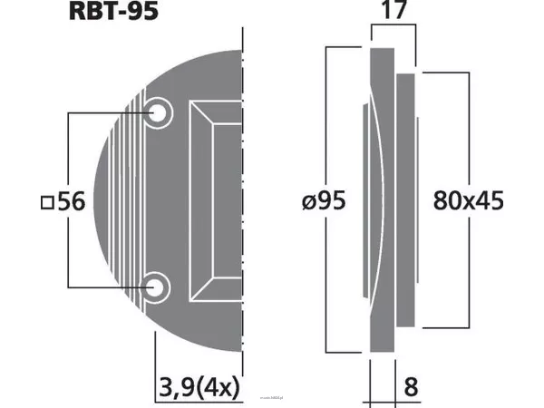 Monacor RBT-95 - 2