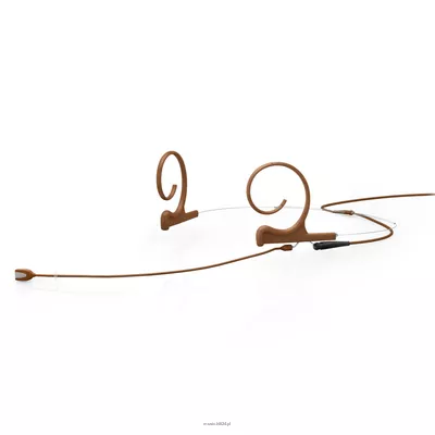 DPA 4166-OC-F-C00-LH - 4166 CORE Omni Flex Headset Mic, 110 mm Boom, Brown, MicroDot