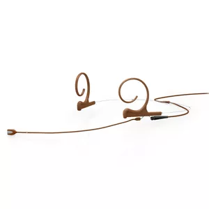 DPA 4166-OC-F-C00-LH - 4166 CORE Omni Flex Headset Mic, 110 mm Boom, Brown, MicroDot