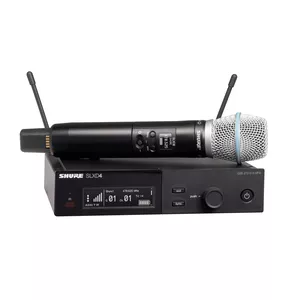 SHURE SLXD24E/B87A-G59 - Cyfrowy system bezprzewodowy z nadajnikiem/mikrofonem "do ręki" BETA87A (470-5...