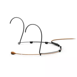 DPA 4066-OC-A-C00-LH-S - 4066 CORE Omni Headset Mic, Brown, MicroDot, Small