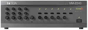 TOA VM-2120 Wzmacniacz 5 przełączanych stref głośnikowych w technologi 100V z regulacją 120 W