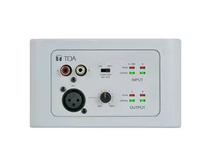 TOA M-822IO Panel zdalnego wejścia i wyjścia audio zaprojektowany do wyłącznego użytku z M-8080D, zapewnia 2x analogowe wejście i 2x analogowe wyjście.