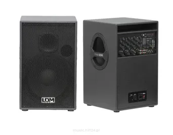 LDM PYM-512SL 200W (2 x 200W/4Ω) Wbudowany moduł BTC (odtwarzacz Mp3 / odbiornik BT)  do nagłaśniania średniej wielkości imprez np. zabaw tanecznych. apeli szkolnych, konferencji i szkoleń.