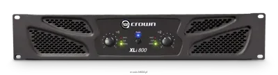 Crown XLi 800 - Dwukanałowy wzmacniacz mocy 2-kanałowy, moc: 2x300W/4Ω, 2x200W/8Ω, 600W/8Ω/mono