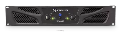 Crown XLi 800 - Dwukanałowy wzmacniacz mocy 2-kanałowy, moc: 2x300W/4Ω, 2x200W/8Ω, 600W/8Ω/mono