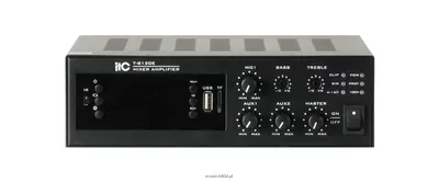 ITC T-B120E Wzmacniacz miksujący, MP3/FM/Bluetooth, 120W, 4Ω, 100V