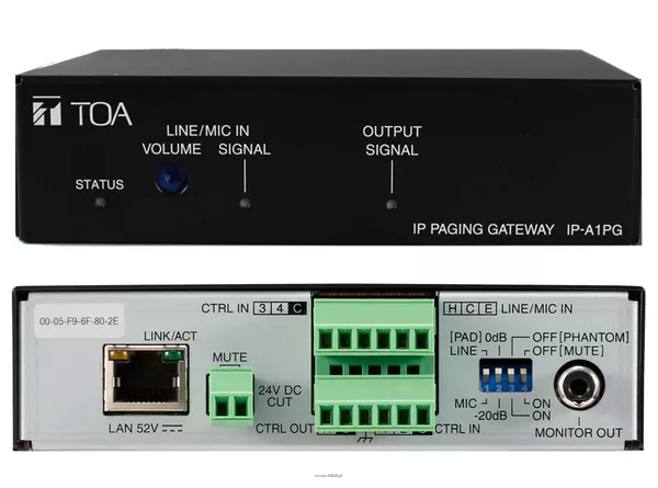 TOA IP-A1PG  Bramka przywoławcza IP - 3