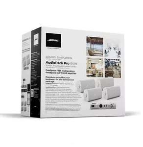 BOSE AudioPack Pro S4 Biały   "Zestaw nagłośnienia dla kawiarni/restauracji: montaż własny, oszczędność gwarantowana"