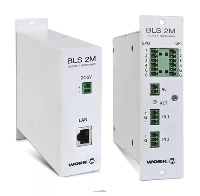 WORK BLS 2 M Dwukanałowy streamer ethernetowy