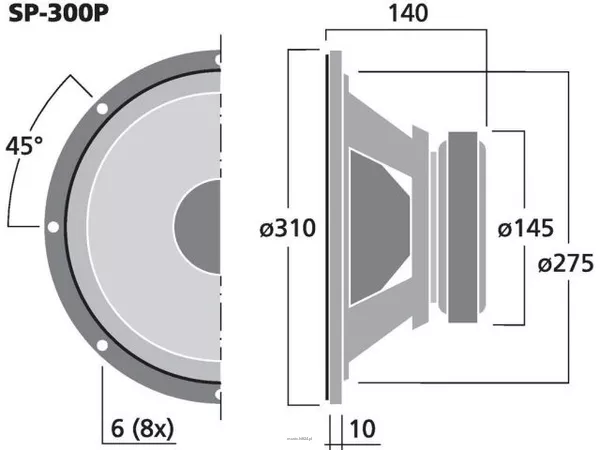 Monacor SP-300P - 3