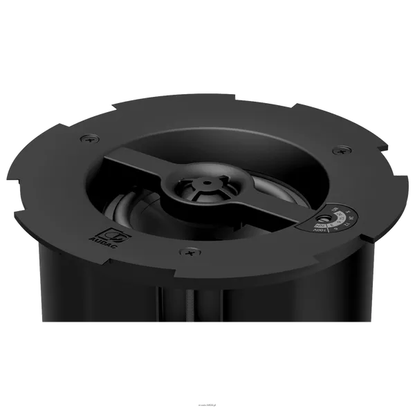 AUDAC CALI424   2-way 4  ceiling speaker with Twist-Fix  grill White – 30W – 8Ω, 100V – 24W, 12W, 6W - 9
