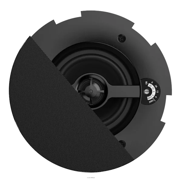 AUDAC CALI424   2-way 4  ceiling speaker with Twist-Fix  grill White – 30W – 8Ω, 100V – 24W, 12W, 6W - 4