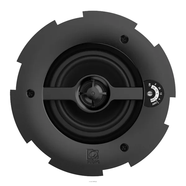 AUDAC CALI424   2-way 4  ceiling speaker with Twist-Fix  grill White – 30W – 8Ω, 100V – 24W, 12W, 6W - 3