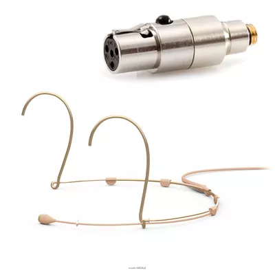 DPA 4066-OC-A-F10-LH - 4066 CORE Omni Headset Mic, Beige, TA4F Mini-XLR