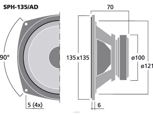 Monacor SPH-135/AD - 3