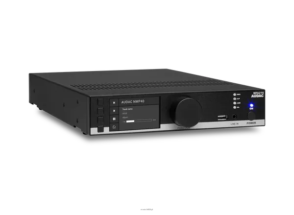 AUDAC MFA216  All-in-one audio solution - 2 x 80W @ 4 Ohm - 160W @ 70/100V - 4