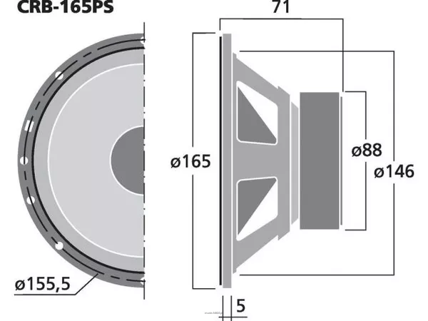 Monacor CRB-165PS - 7