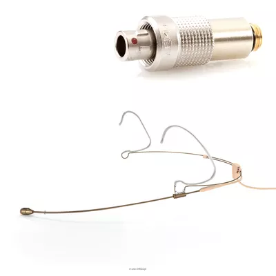DPA 4466-OC-R-F03 - 4466 CORE Omni Headset Mic, Beige, 3-pin LEMO