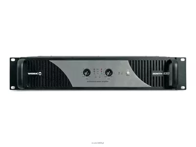  WORK ZENITH 6000 Wzmacniacz mocy 2 U - 2 x 1.200 W / 8 ohm lub 2 x 2.000 W / 4 ohm lub 2 x 3.000 W / 2 ohm lub 1 x 4.100 W / 8 ohm lub 1 x 6.200 W / 4 ohm