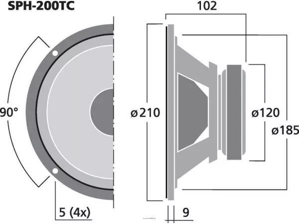 Monacor SPH-200TC - 3