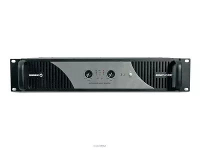 WORK ZENITH 1800 Wzmacniacz mocy 2 U - 2 x 450 W / 8 ohm lub 2 x 750 W / 4 ohm lub 2 x 1000 W / 2 ohm lub 1 x 1000 W / 8 ohm lub 1 x 1500 W / 4 ohm