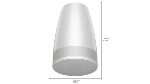 Bose DesignMax Luna 140° szerokiego, zrównoważonego pokrycia dźwiękiem,Moc znamionowa (ciągła): 140 W - 16