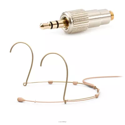 DPA 4066-OC-A-F34-LH - 4066 CORE Omni Headset Mic, Beige, Mini-Jack