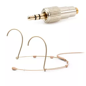 DPA 4066-OC-A-F34-LH - 4066 CORE Omni Headset Mic, Beige, Mini-Jack